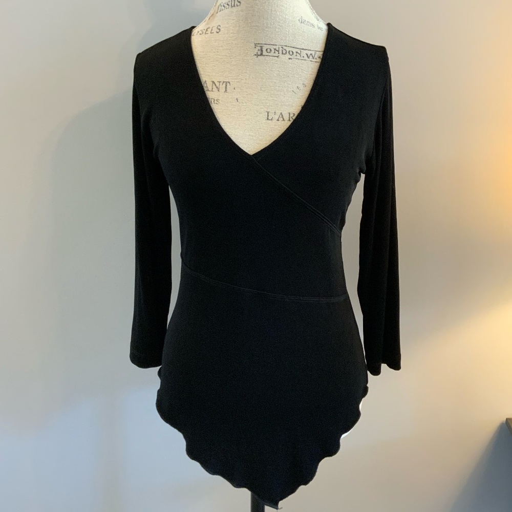 Black top by Chico's Travelers, size 0